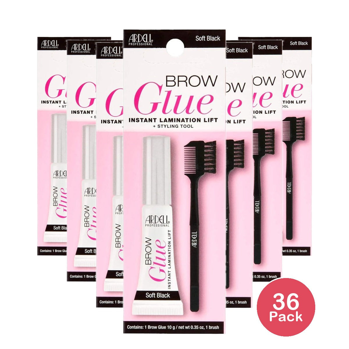 Ardell Brow Glue Instant Lamination Lift Soft Black (Pack of 36)