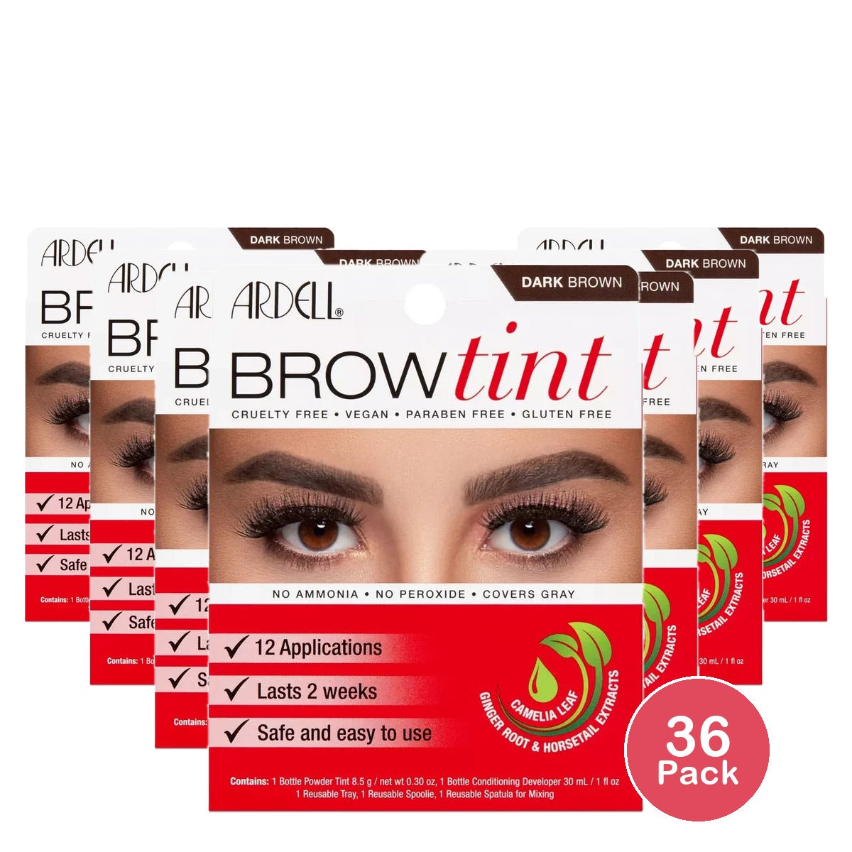 Ardell Brow Tint Kit - Dark Brown nan (Pack of 36)