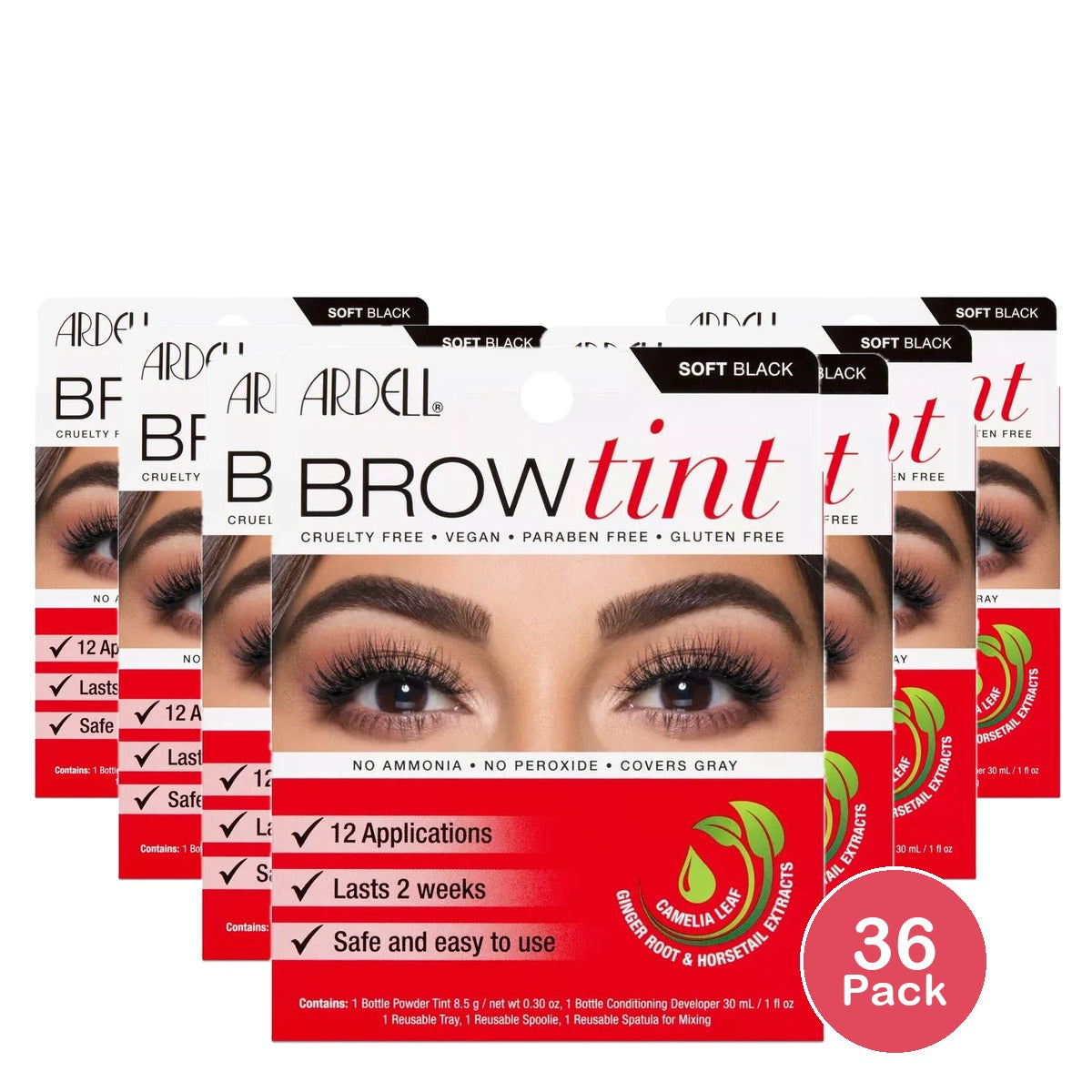 Ardell Brow Tint Kit - Soft Black nan (Pack of 36)