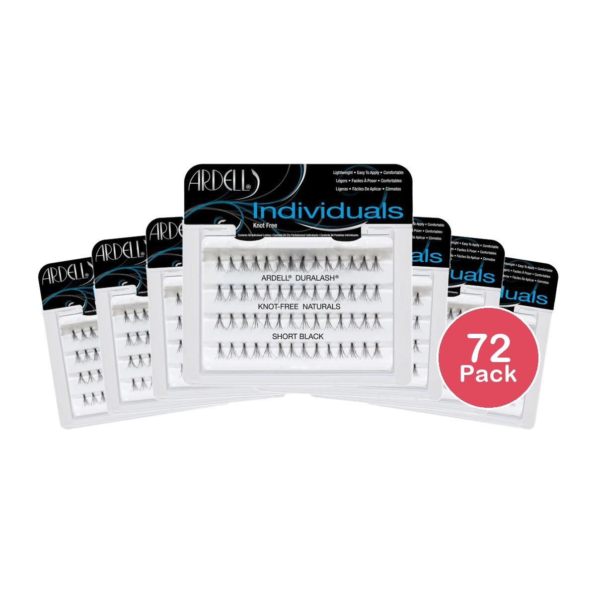 Ardell DuraLash Naturals Knot Free Flare Lashes Short Black (Pack of 72)
