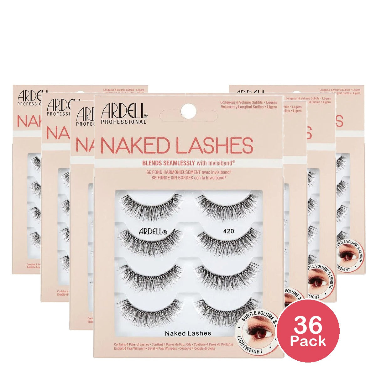 Ardell Naked Lash 420 Black (Pack of 36)