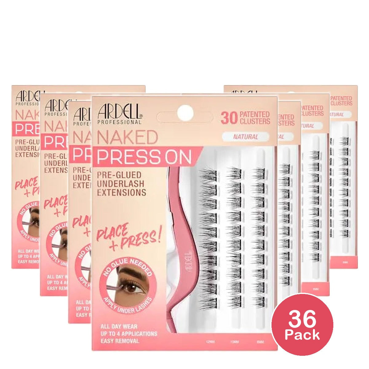 Ardell Naked Press-On Underlash Natural 30 ct 1.45oz (Pack of 36)