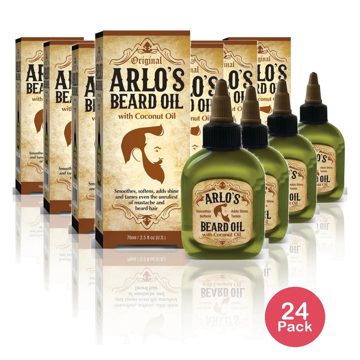 Arlo's Beard Oil Coconut 2.5 Oz (Pack of 24)