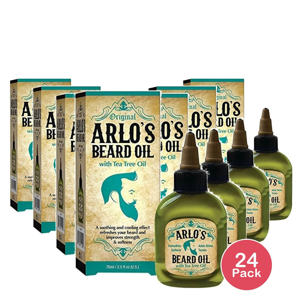 Arlo's Beard Oil Tea Tree 2.5 Oz (Pack of 24)