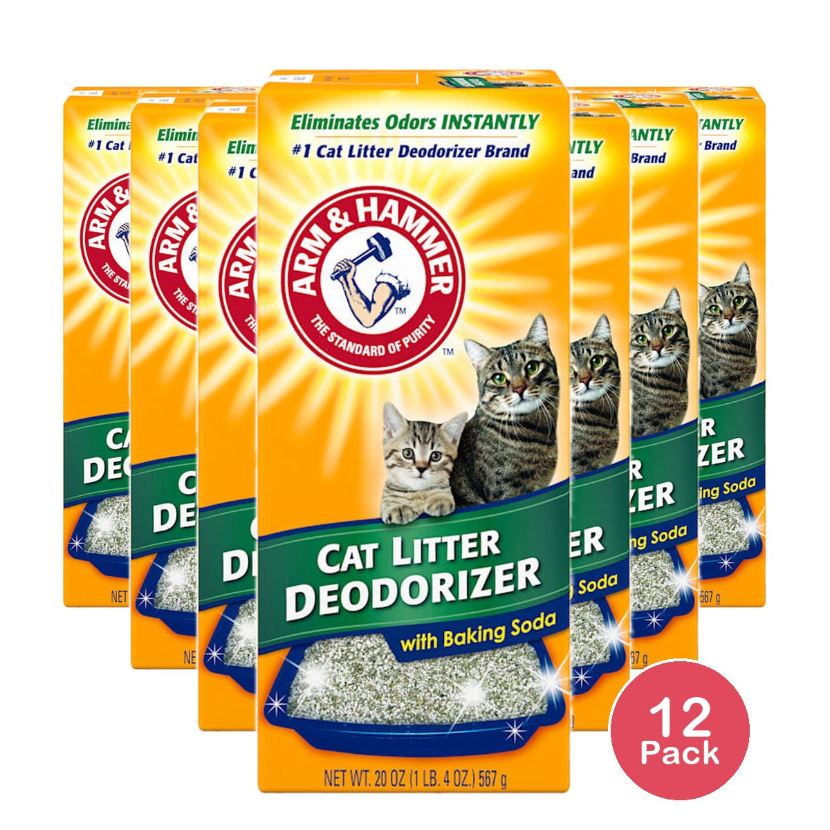 Arm & Hammer Cat Litter Deodorizer 20 Oz (Pack of 12)