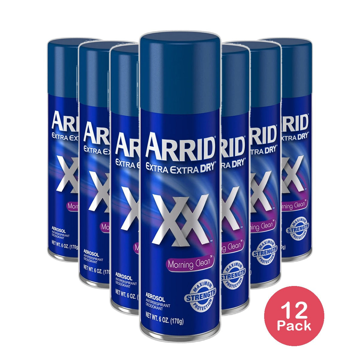 Arrid Xx Antiperspirant And Deodorant Spray Morning Cleanser 6Oz (Pack of 12)