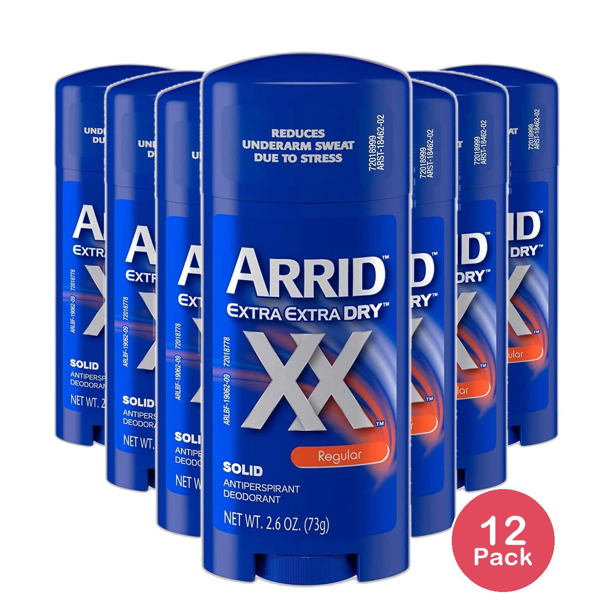 Arrid Xx Regular Solid Antiperspirant And Deodorant 2.6Oz (Pack of 12)