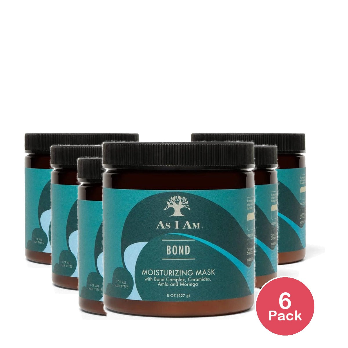 As I Am Bond Deep Hydration Moisturizing Hair Masque 8 Fl Oz (Pack of 6)