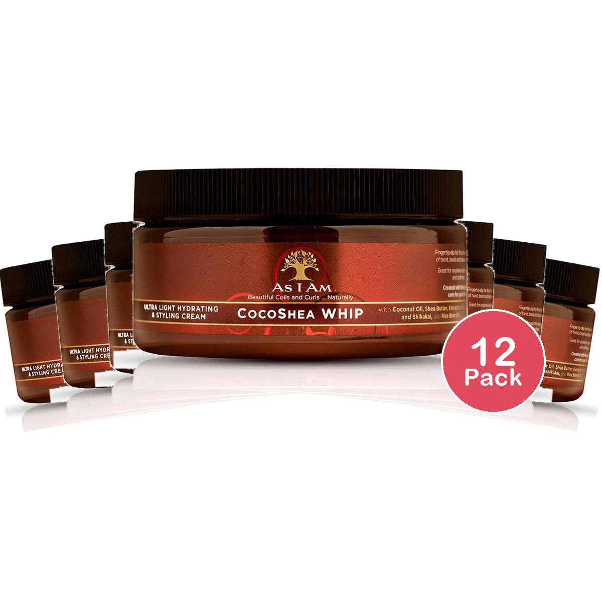 As I Am CocoShea Whip Styling Cream 8 Oz (Pack of 12)