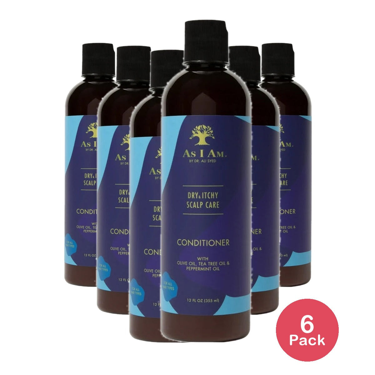 As I Am Dry & Itchy Conditioner - 12 fl oz 12 Fl. Oz (Pack of 6)