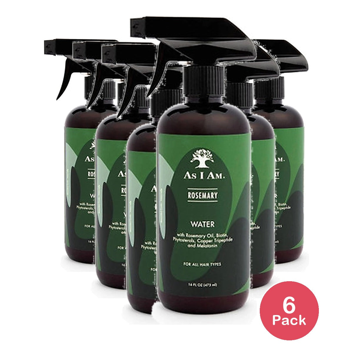 As I Am Rosemary Water 16 Oz (Pack of 6)