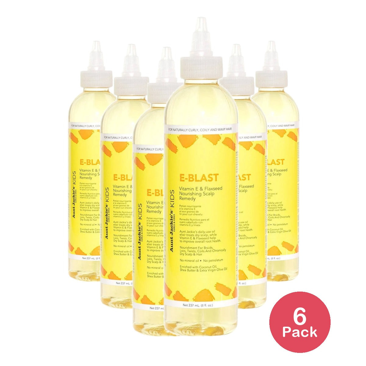 Aunt Jackie's Girls E-Blast Scalp Remedy 8 Oz (Pack of 6)