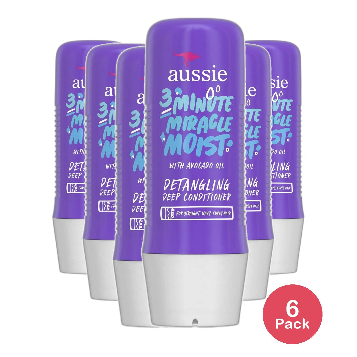 Aussie 3 Minute Miracle Reconstructor Deep Conditioning 9.6Oz (Pack of 6)