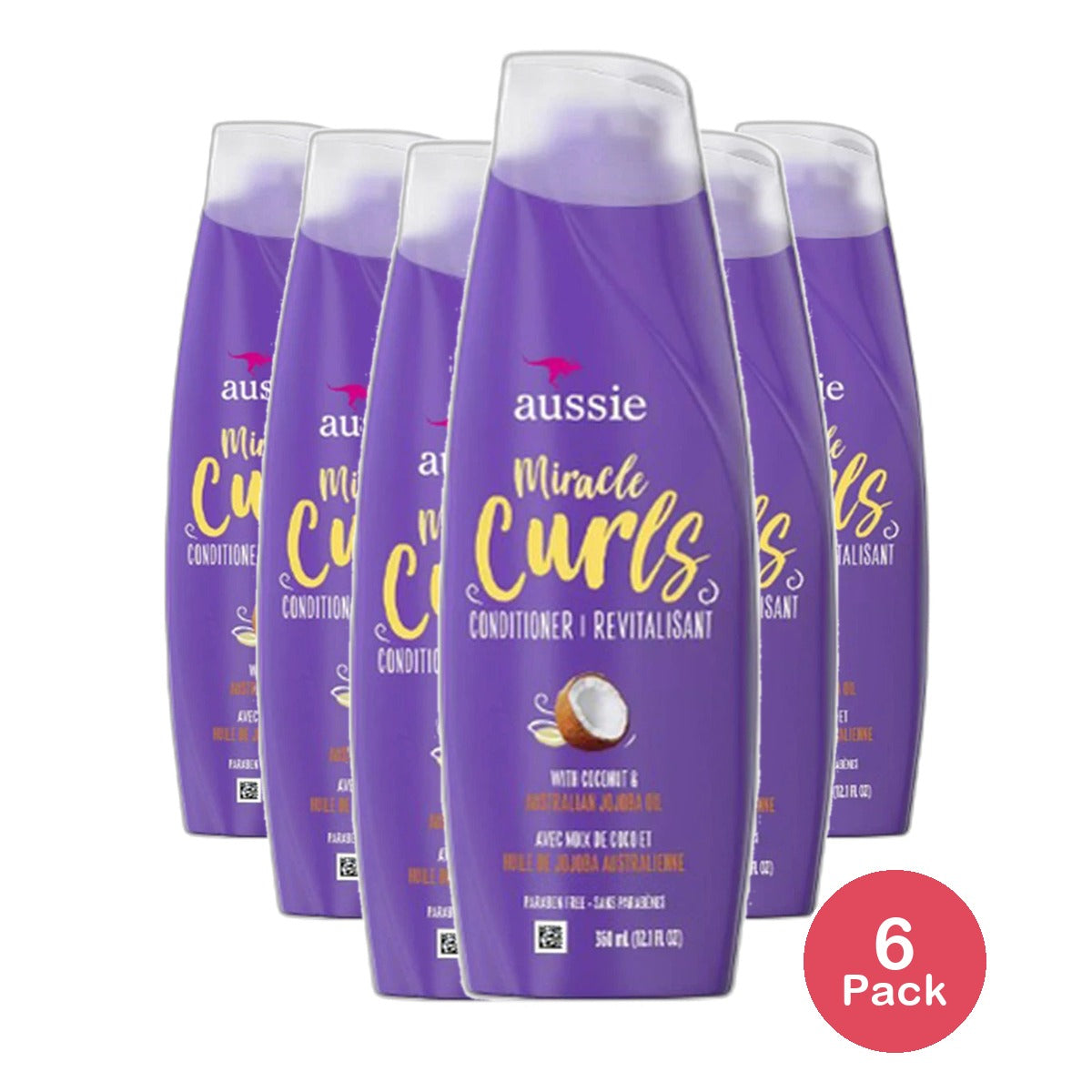 Aussie Conditioner Miracle Curls 12.1Oz (Pack of 6)