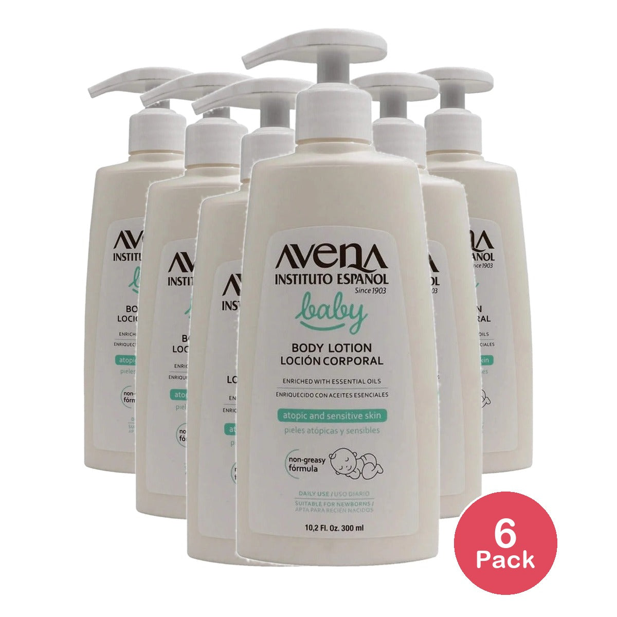 Avena Baby Body Lotion 10.2 Oz (Pack of 6)