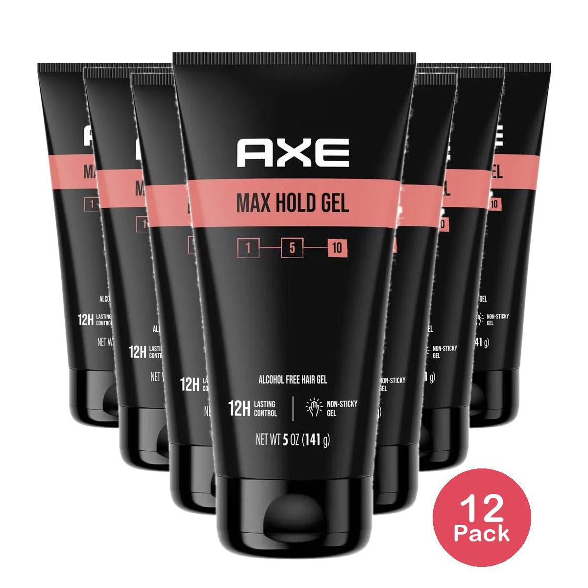 Axe Max Hold Hair Styling Gel 5Oz (Pack of 12)