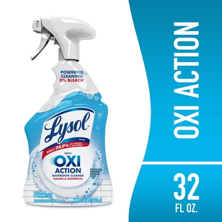 Lysol Bathroom Cleaner OXI Action 32 Oz (Pack of 12)