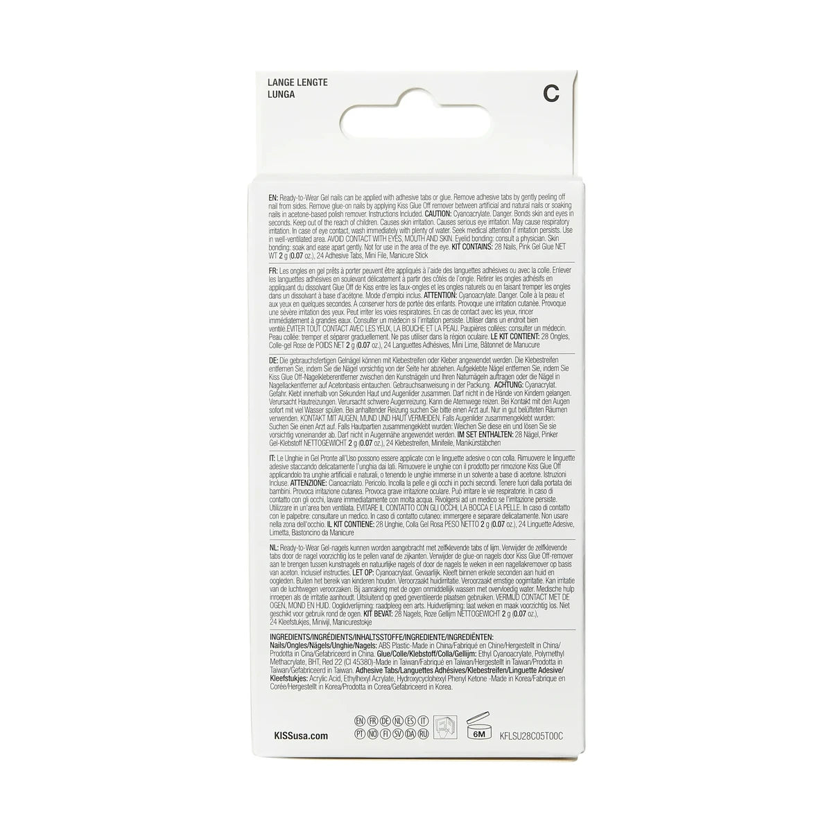 Kiss Gel Fantasy Ready to Wear Sculpted Gel Nails 4 The Cause 0.96oz (Pack of 36)