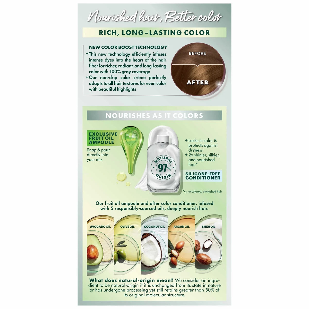 Garnier Nutrisse Permanent Creme Haircolor #63 Light Brown 8.48oz (Pack of 12)
