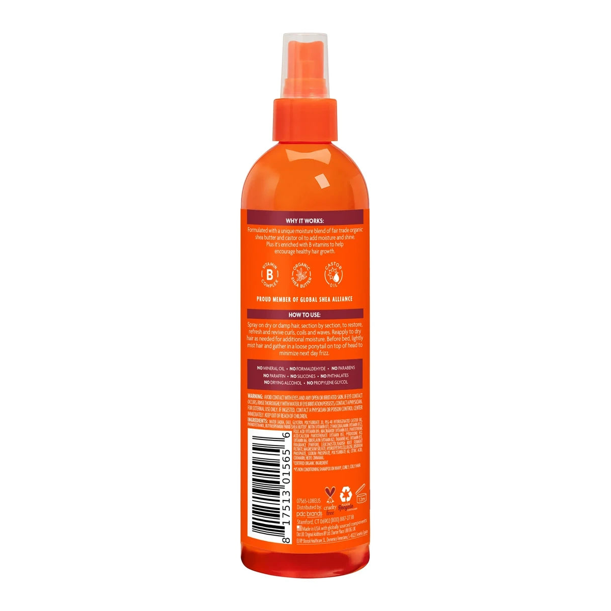 Cantu Shea Butter Comeback Next Day Curl Hair Revitalizer 12Oz (Pack of 12)