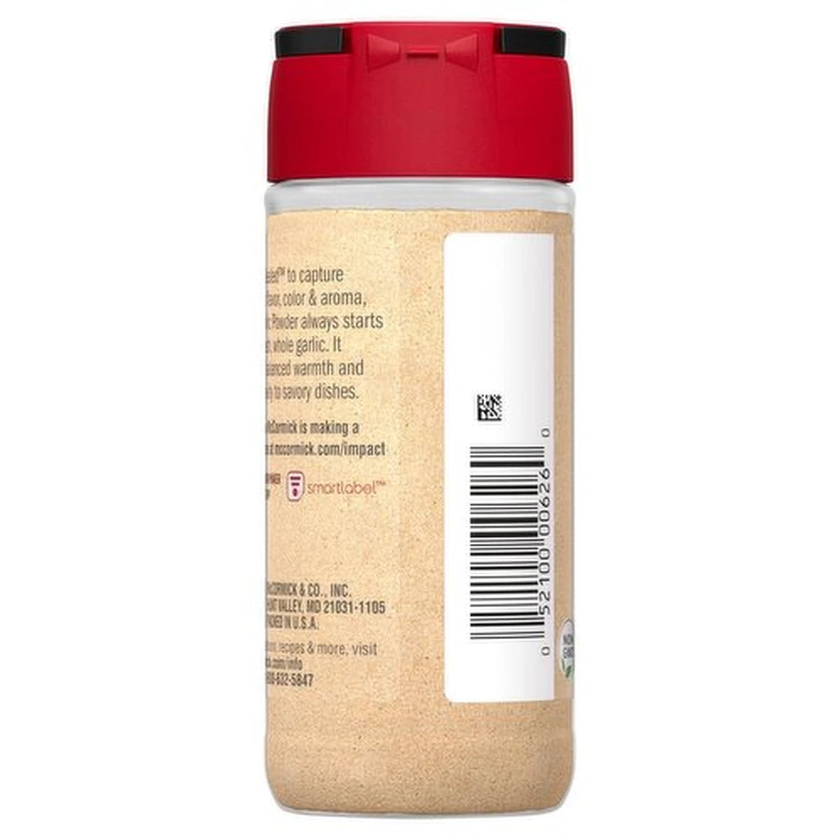 McCormick Garlic Powder 3.12Oz (Pack of 72)