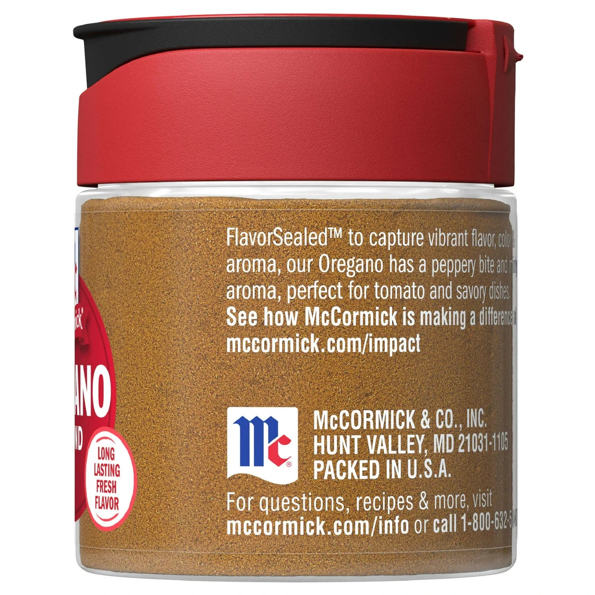 McCormick Ground Oregano 0.75Oz (Pack of 72)