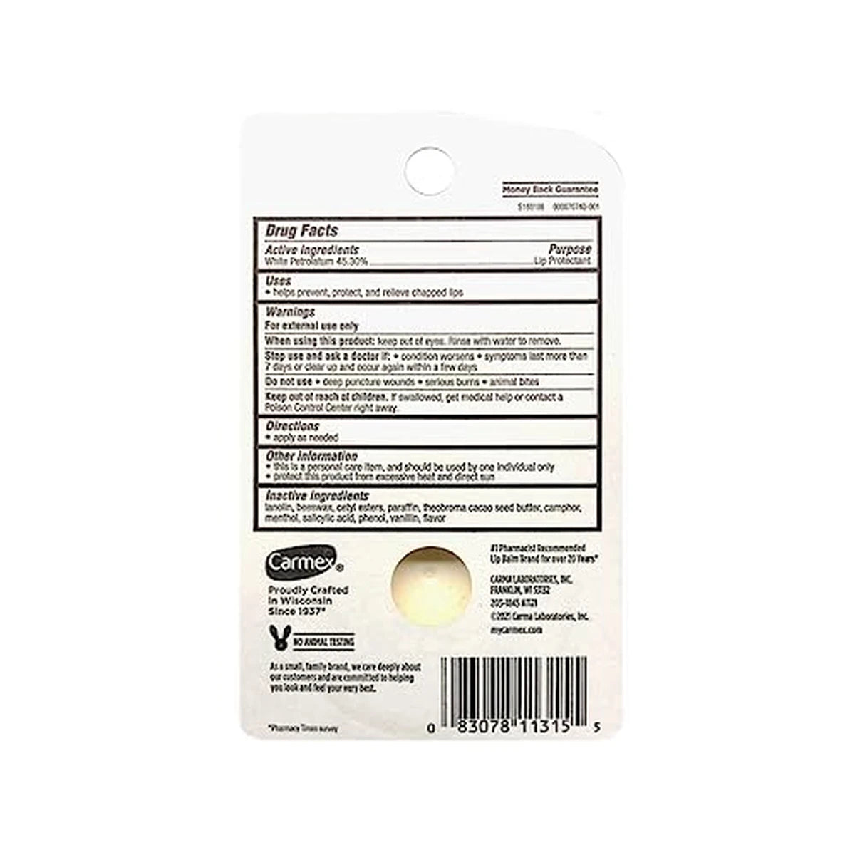 Carmex Original Classic Lip Balm Medicated 0.25Oz (Pack of 144)