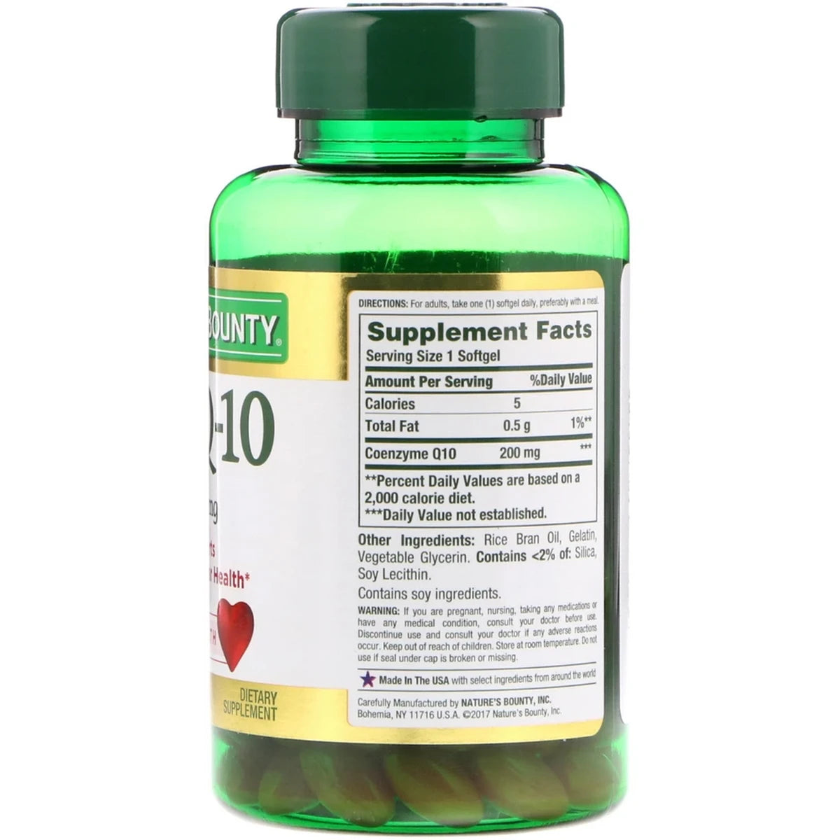 Natures Bounty Co Q10 Q-Sorb 200 Mg Softgels30 Ea 1.31Oz (Pack of 24)