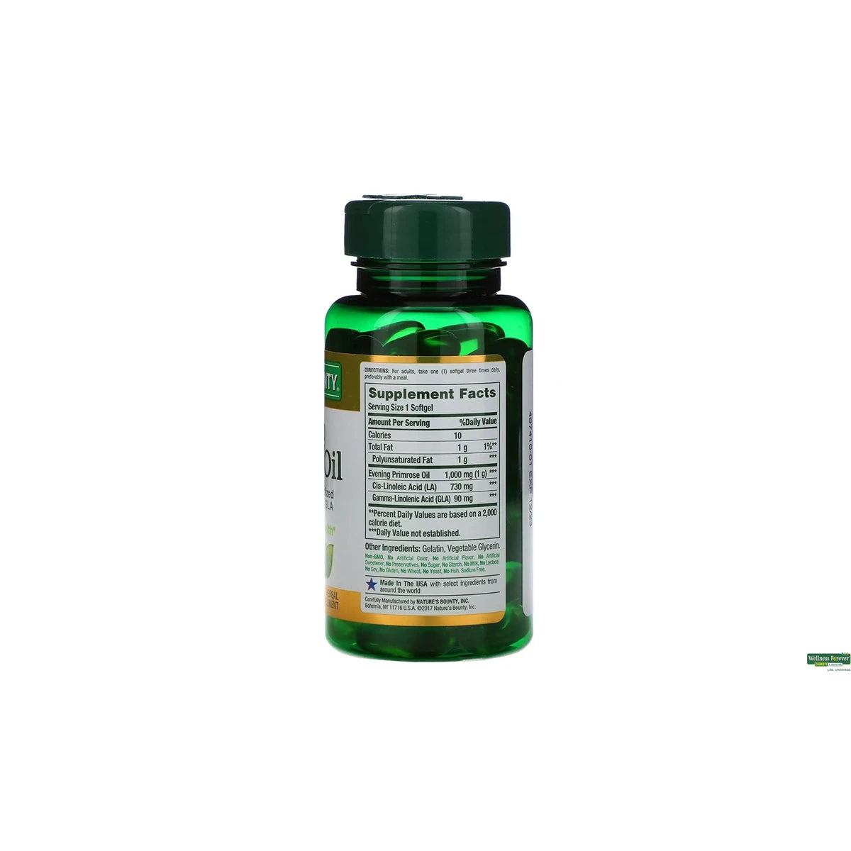 Natures Bounty Evening Primrose Oil 1000 Mg Softgels 3.36Oz (Pack of 24)
