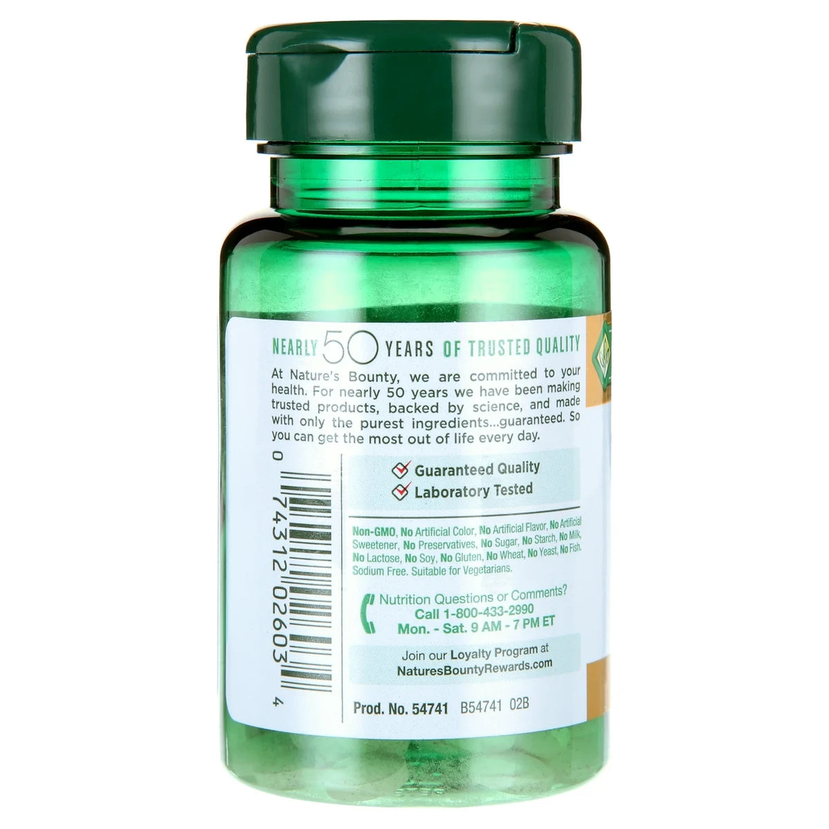 Natures Bounty Mega Chromium Picolinate 800 Mcg Dietary Supplement Tablets50 Ea 0.8Oz (Pack of 24)
