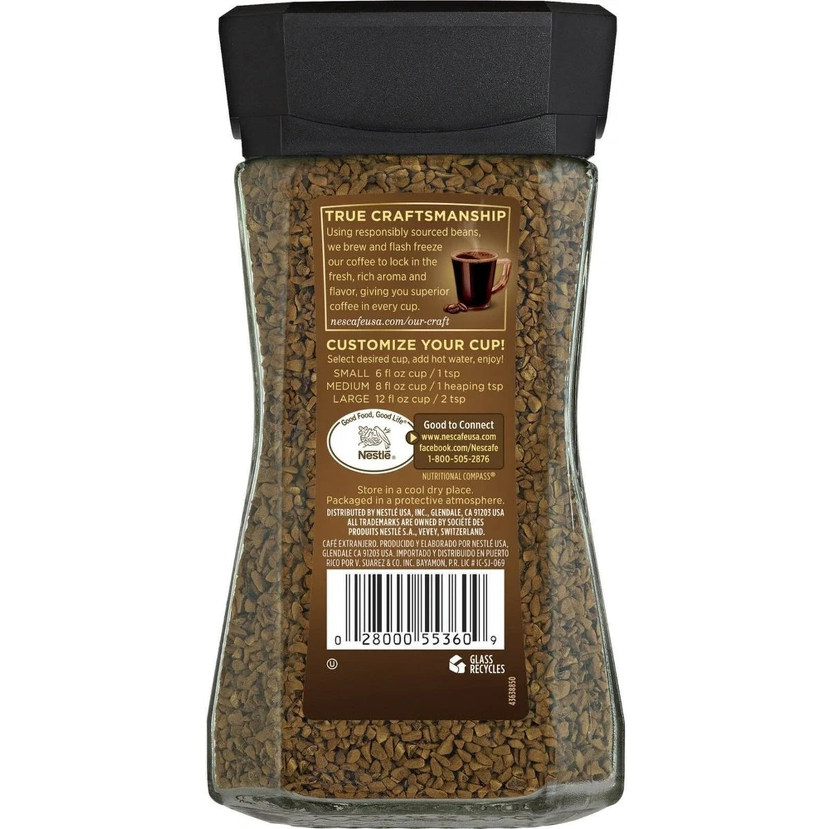 Nescafe Taster's Choice Instant Coffee French Roast 7Oz (Pack of 4)
