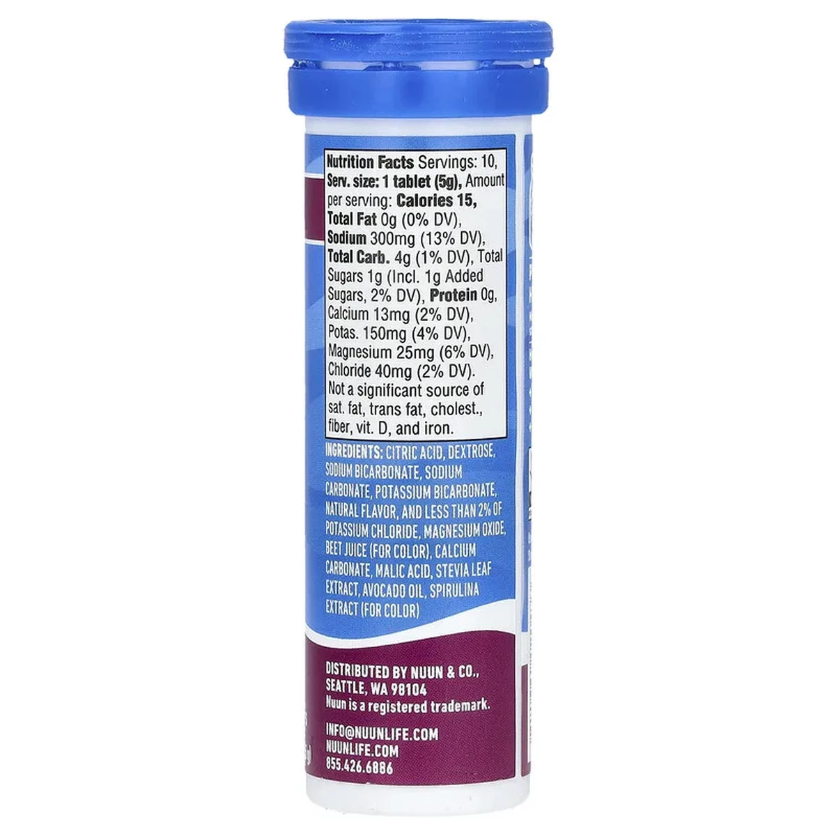 Nuun Hydration Electrolyte Drink Tablets 2.48Oz (Pack of 48)