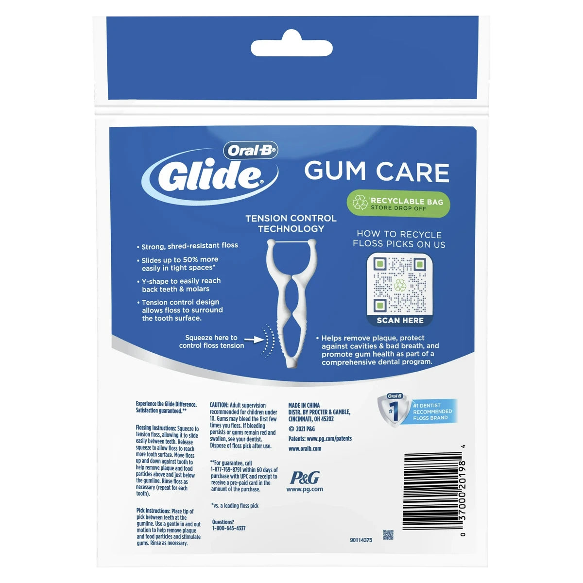 Oral-B Glide Pro Health Deep Clean Angle Floss Picks 1.76Oz(Pack of 48)