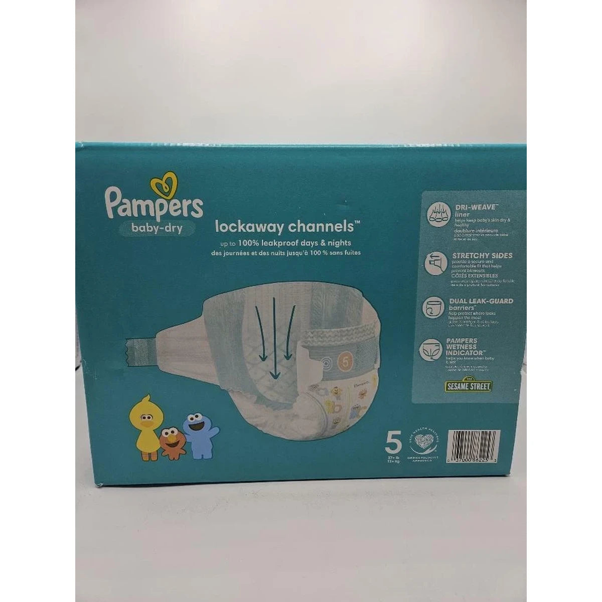 Pampers Baby Dry Diapers Size 5 70.72Oz (Pack of 1)