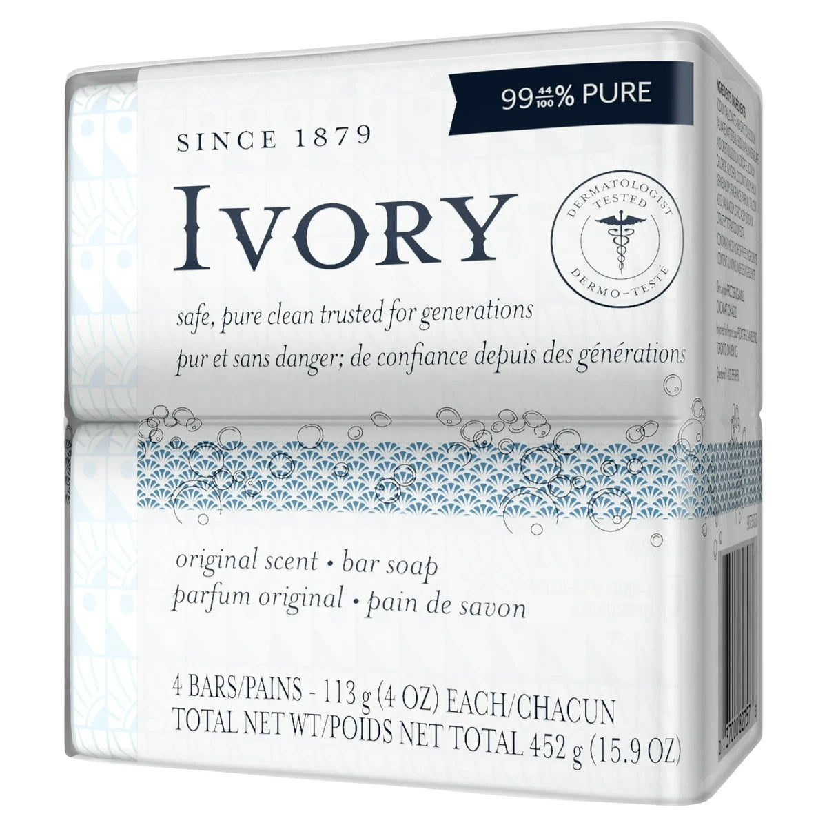 Ivory Original Soap Bath Bar 4Oz (Pack of 18)