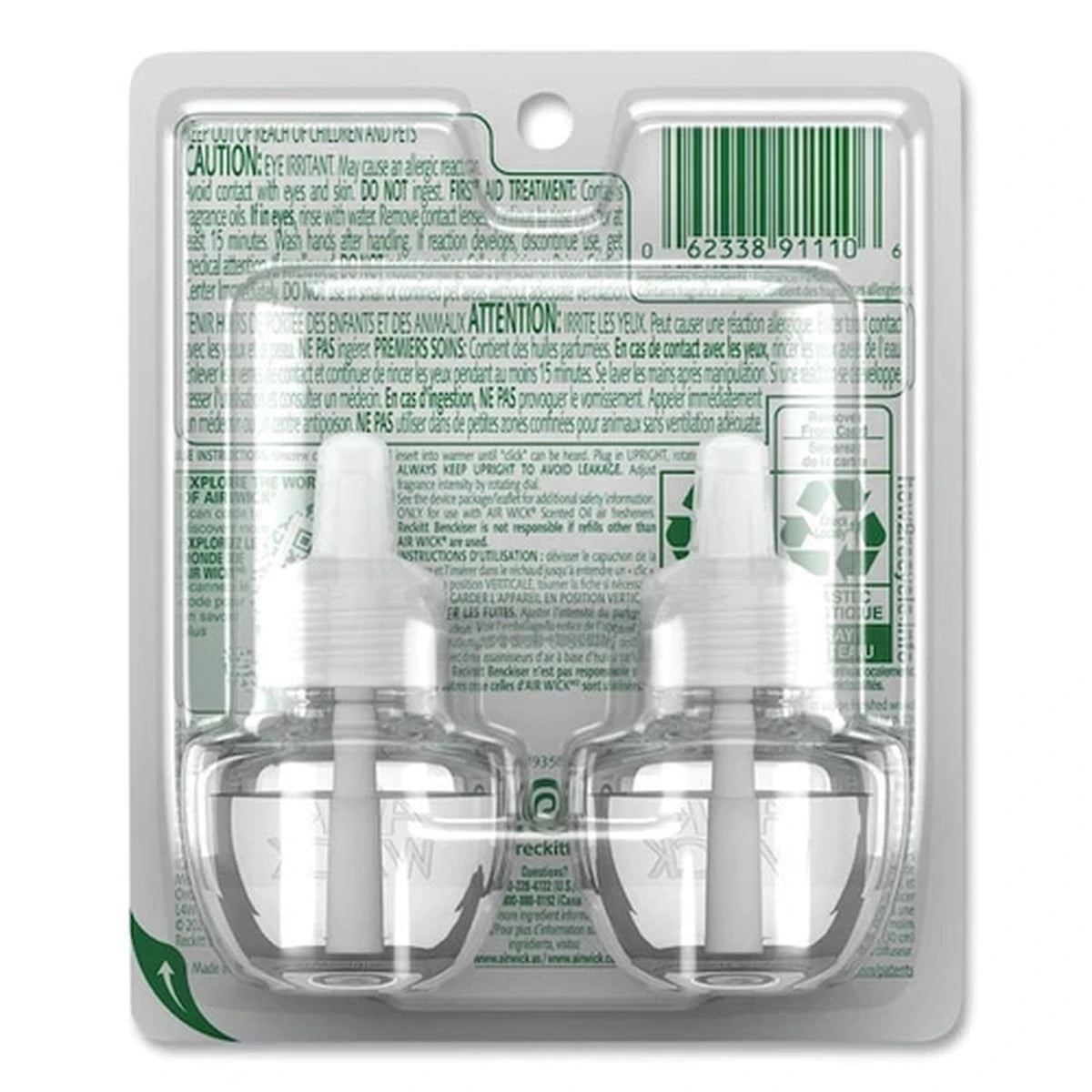 Air Wick Plug In Scented Oil Refill Paradise Retreat Air Freshener 1.34Oz (Pack Of 6)