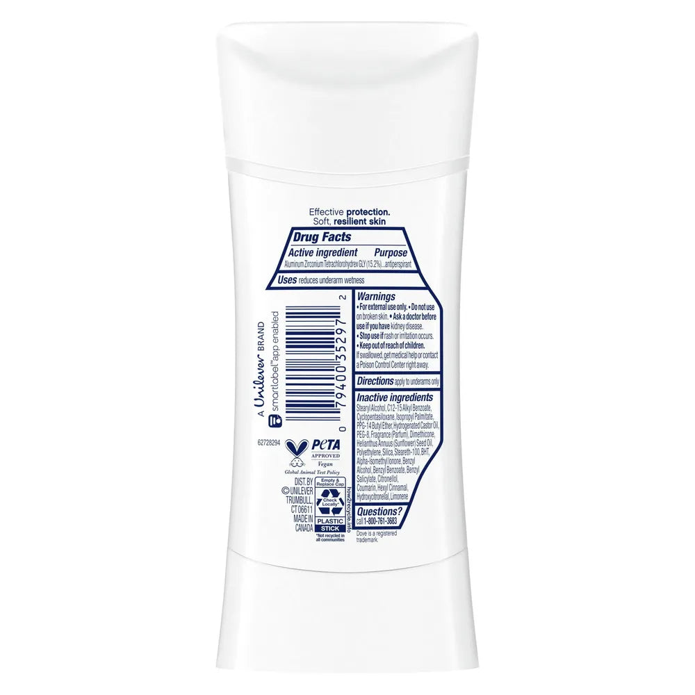 Dove Beauty Advanced Care Cool Essentials Antiperspirant & Deodorant2.6Oz (Pack of 12)