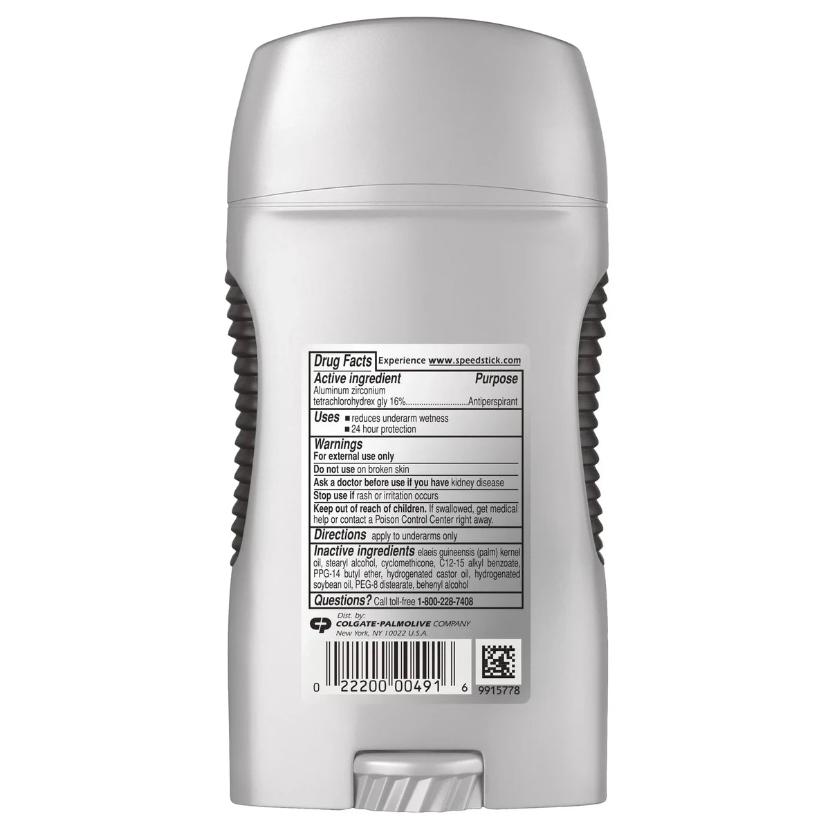 Speedstick Power Unscented Antiperspirant Deodorant 3Oz (Pack of 12)