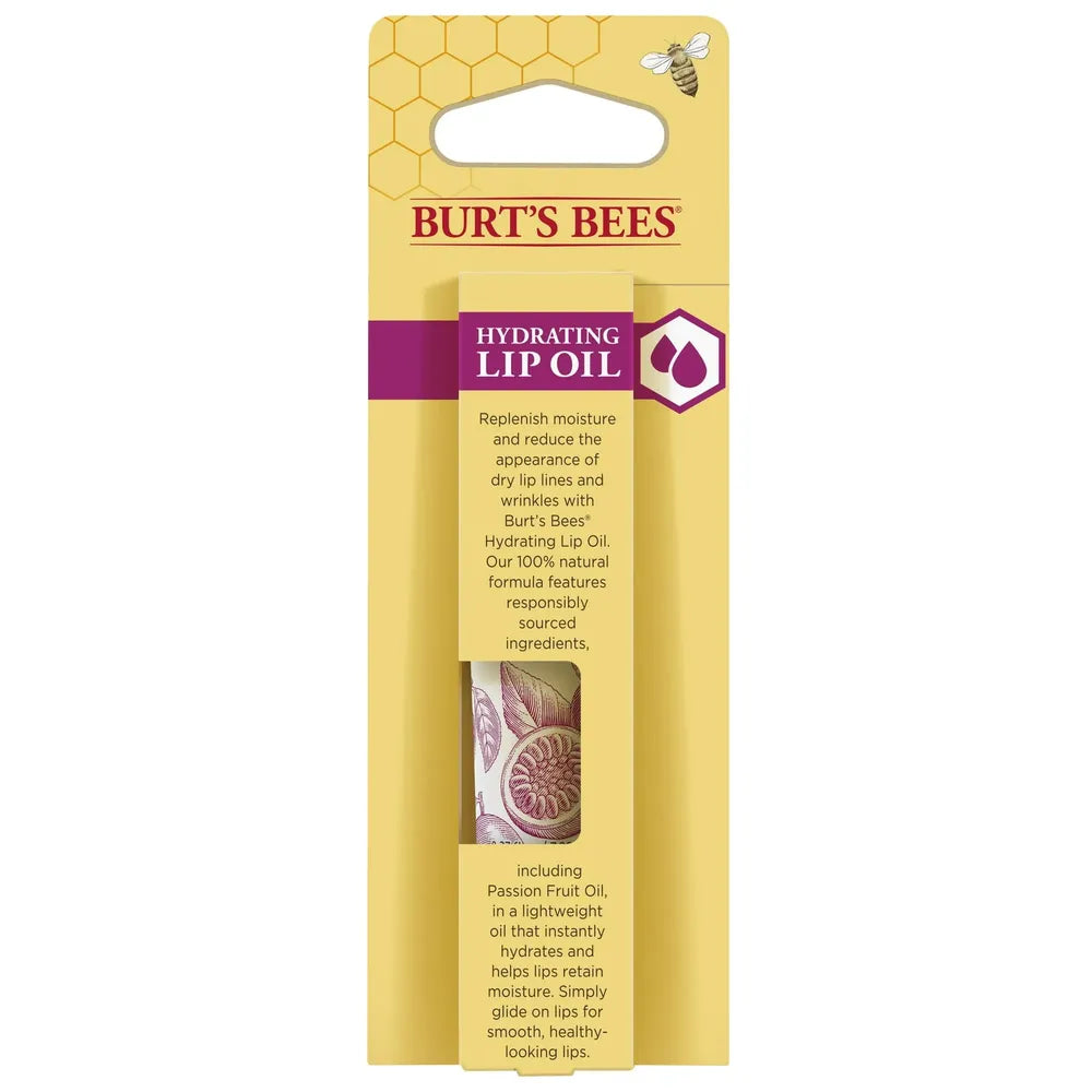 Burt'S Bees Hydrating Lip Oil With Passion Fruit Oil, 0.27 Oz (Pack Of 32)