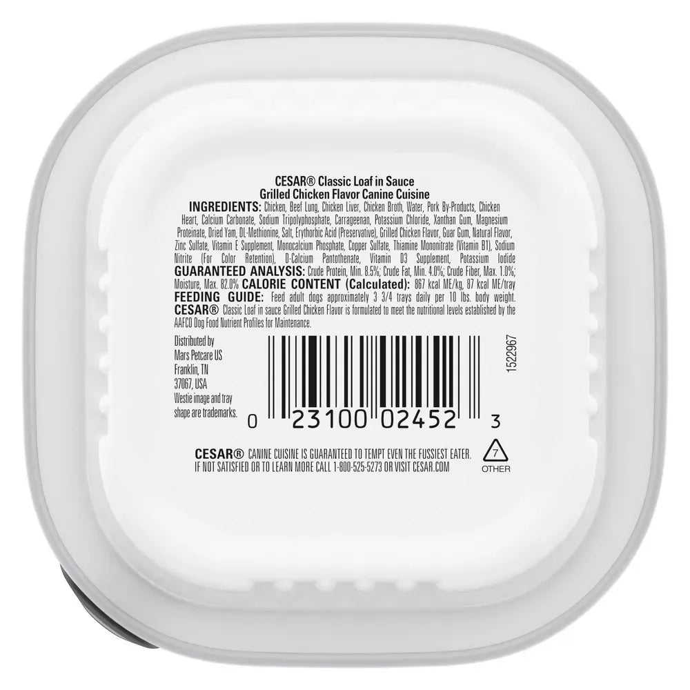 Cesar Grilled Chicken 3.5 oz (Pack of 24)