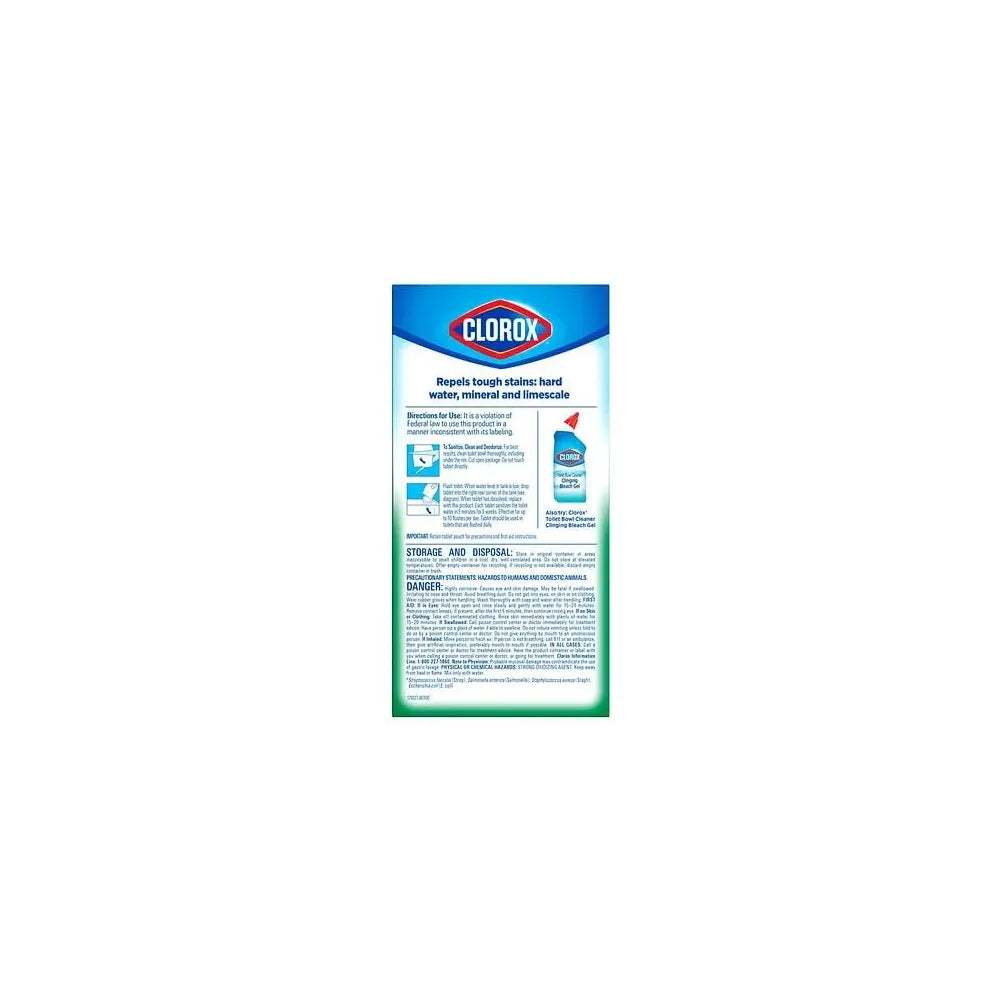Clorox Automatic Toilet Bowl Cleaner 3.5 oz Tabs (Pack of 6)