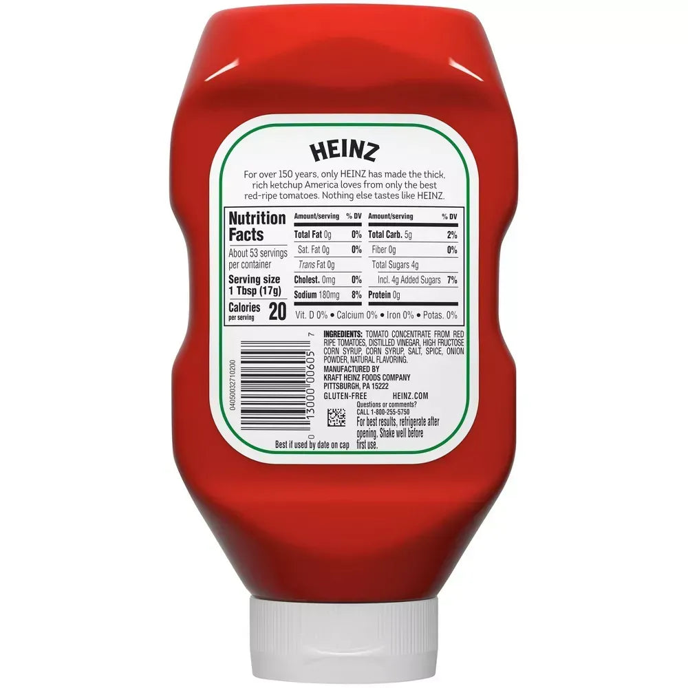 Heinz Tomato Ketchup 32oz (Pack of 12)