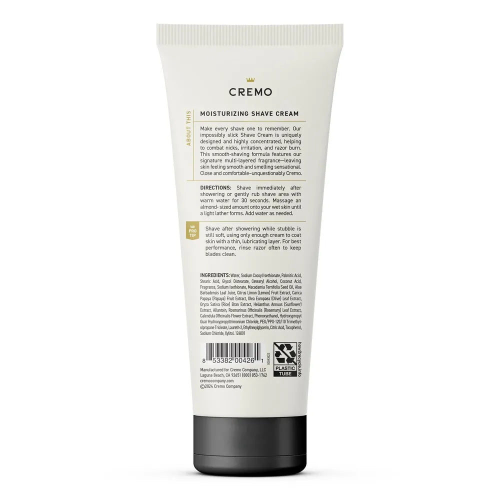 Cremo Sandalwood Shave Cream 6 oz (Pack of 12)