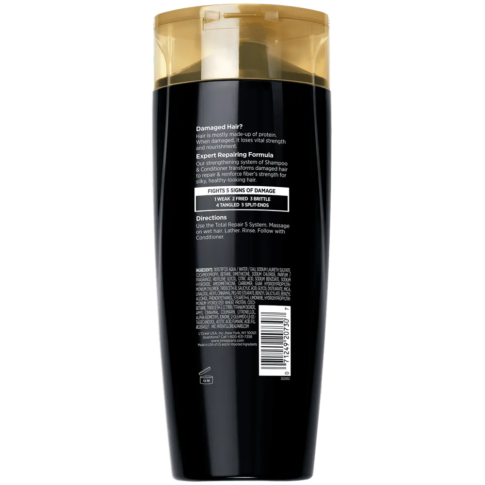 Loreal Paris Advanced Haircare Total Repair 5 Restoring Shampoo12.6Oz (Pack of 6)