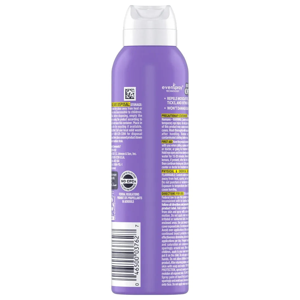 Off Clean Feel Aerosol Insect Repellent 5Oz (Pack of 6)