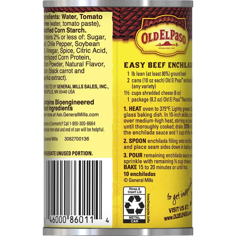 Old El Paso Enchilada Sauce 10 oz (Pack of 12)