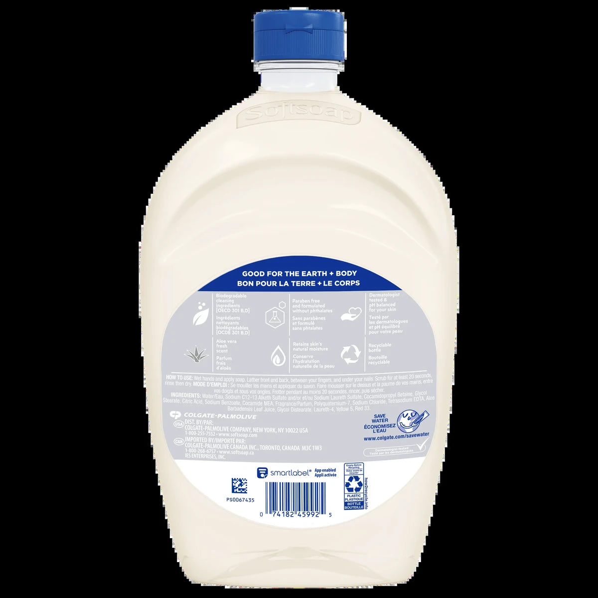 Softsoap Liquid Hand Soap Refill Soothing Aloe Vera 50Oz (Pack of 6)