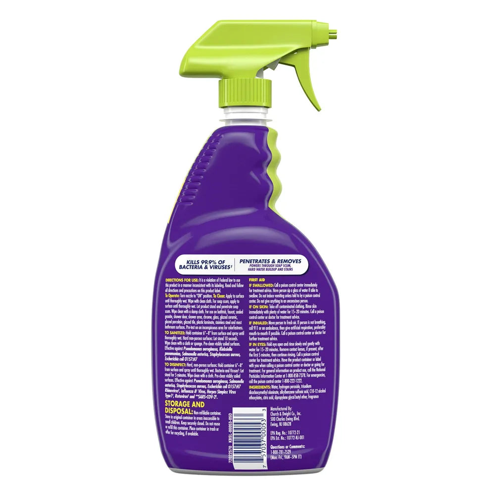 OxiClean Bathroom Cleaner Fresh 32 Oz (Pack of 8)