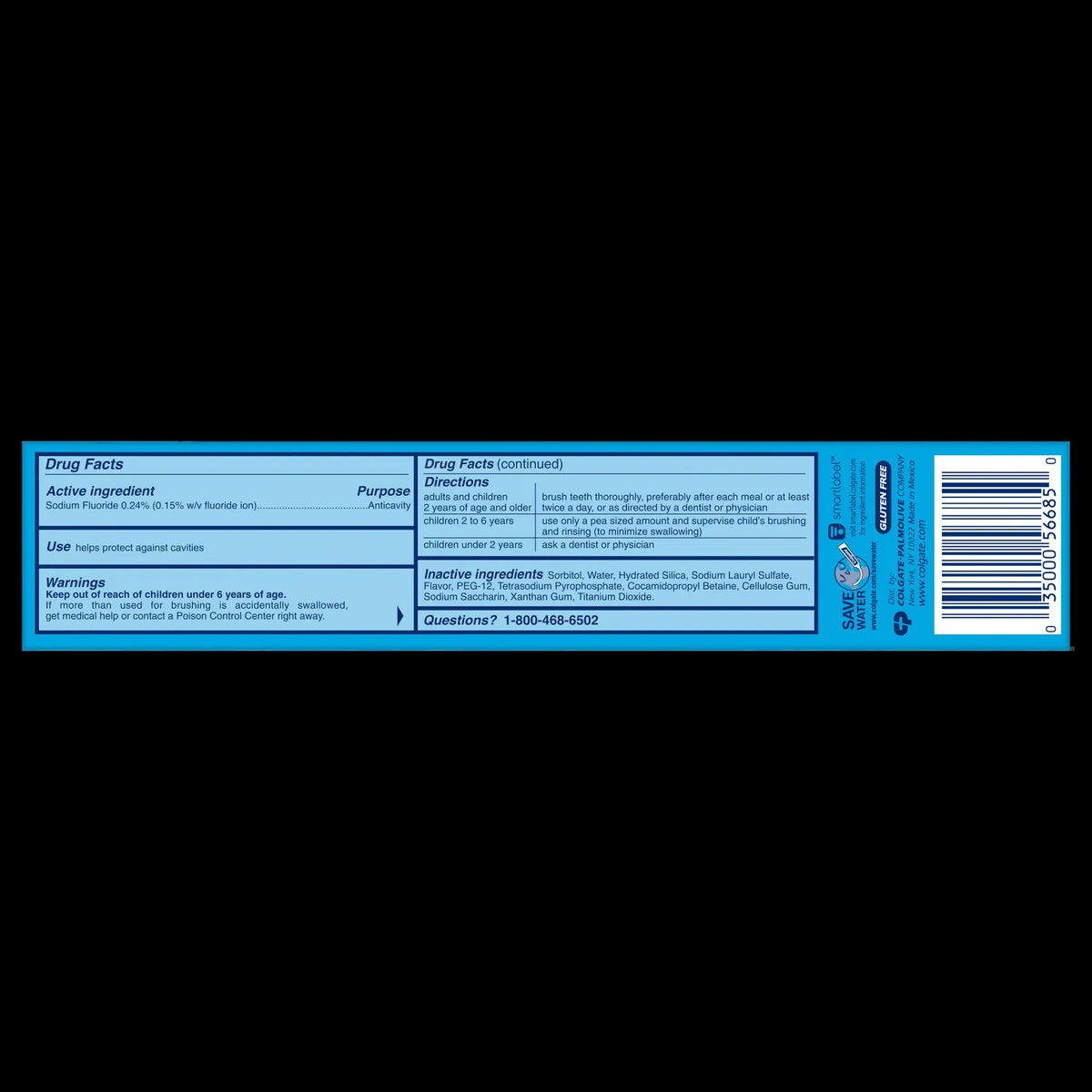 Ultra Brite Advanced Whitening Fluoride Toothpaste Clean Mint 6Oz (Pack of 24)