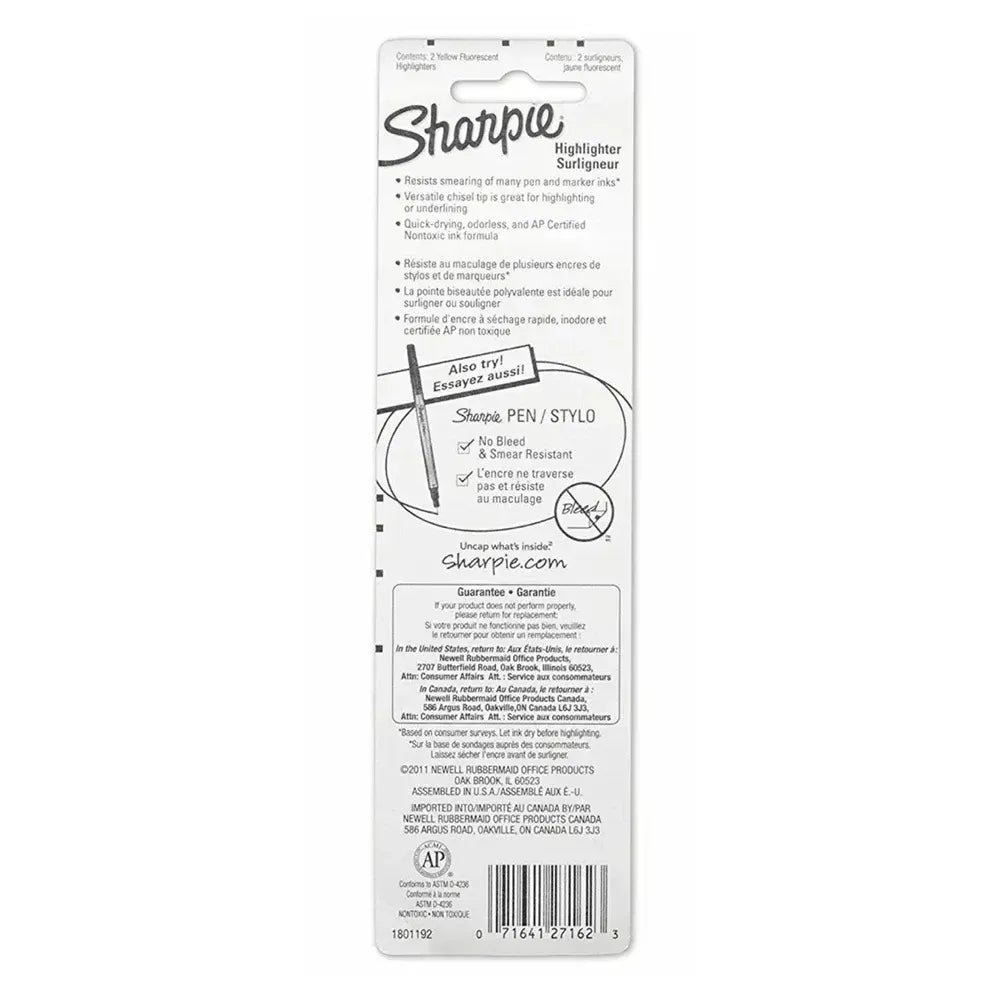 Sharpie Accent Pocket-Style Yellow Highlighters 1.6oz (Pack of 144)